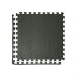 Interlocking Foam Mats innhom Puzzle Exercise Mat with EVA Foam Interlocking Tiles, 6 Tiles, Black